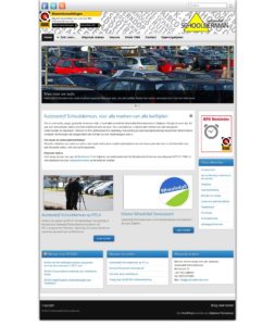 Website Autobedrijf Schoolderman homepage 2013