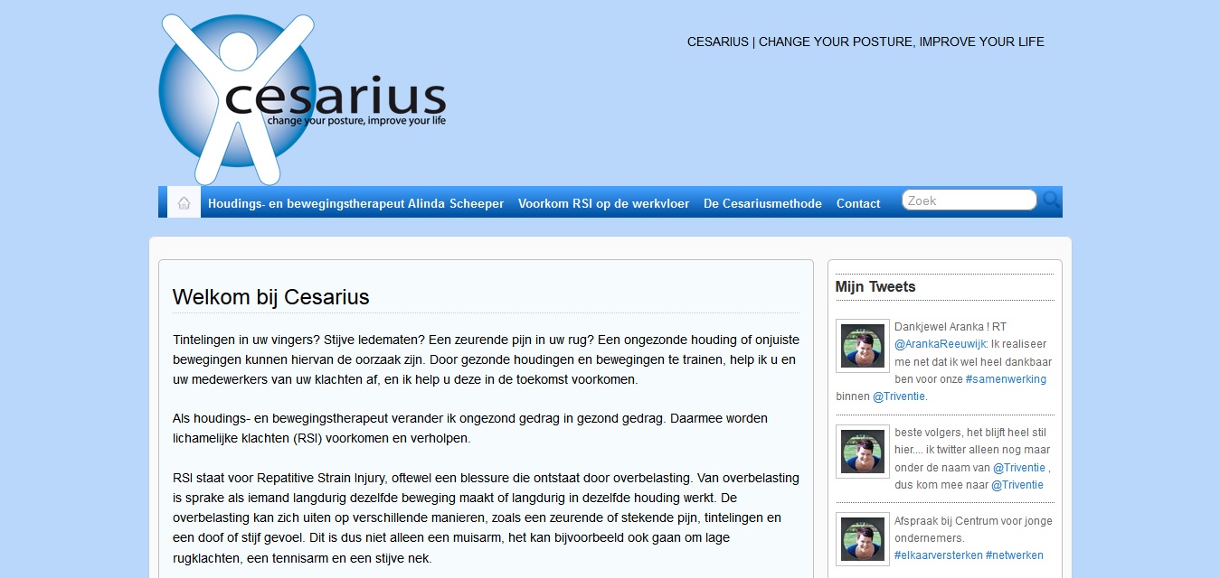 Cesarius website